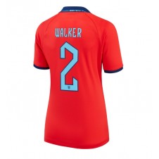 England Kyle Walker #2 Bortatröja Dam VM 2022 Korta ärmar